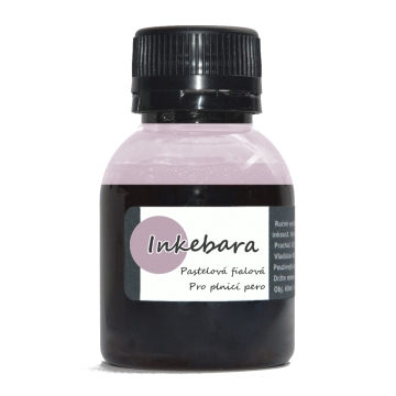 Inkebara Pastelový fialový lahvičkový inkoust 60 ml