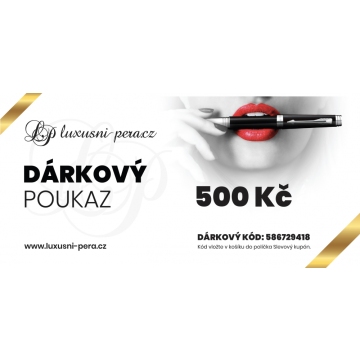 Dárkový poukaz na 500,- Kč