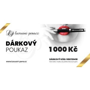 Dárkový poukaz na 1000,- Kč