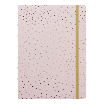 Filofax Confetti Rose Quartz A5 zápisník