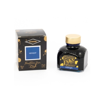 Diamine Midnight Blue lahvičkový inkoust 80 ml