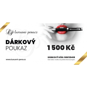 Dárkový poukaz na 1500,- Kč