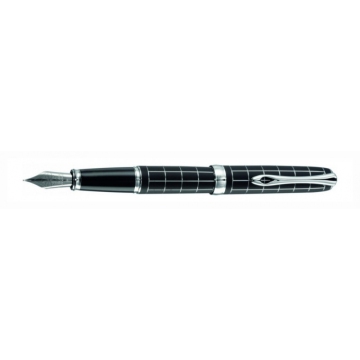 Diplomat Excellence Plus Rhomb Guilloch Lapis Black plnicí pero