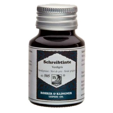 Rohrer & Klingner Verdigris lahvičkový inkoust 50 ml