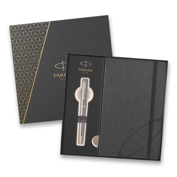 Parker Royal Sonnet Stainless Steel CT dárková sada se zápisníkem