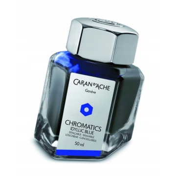 Caran dAche Chromatics Idyllic Blue lahvičkový inkoust 50 ml