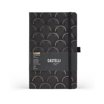 Castelli Gold Art Deco L linkovaný zápisník