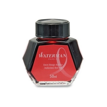 Waterman Audacious Red lahvičkový inkoust 50 ml