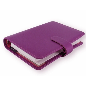 Filofax Saffiano Osobní malinový diář