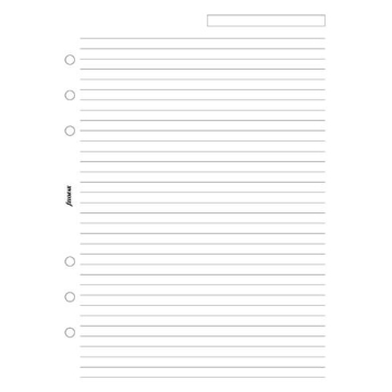 Filofax A5 linkovaný papír, bílý, 25 listů