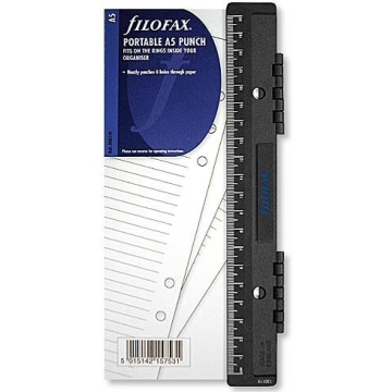 Filofax A5 děrovač plastový, přenosný