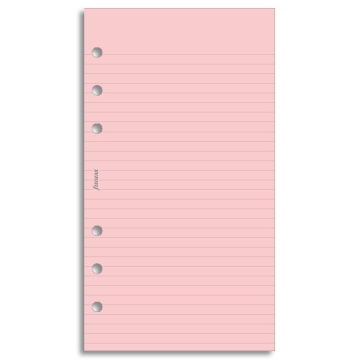 Filofax linkovaný papír růžový 30 listů - Osobní