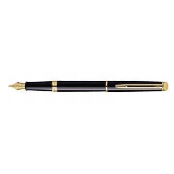 Waterman Hémisphere Black Lacquer GT plnicí pero