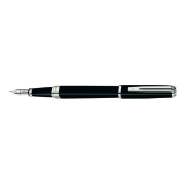 Waterman Exception Slim Black Lacquer ST plnicí pero