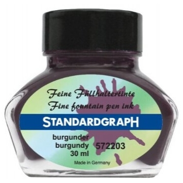 Standardgraph Burgundy lahvičkový inkoust 30 ml
