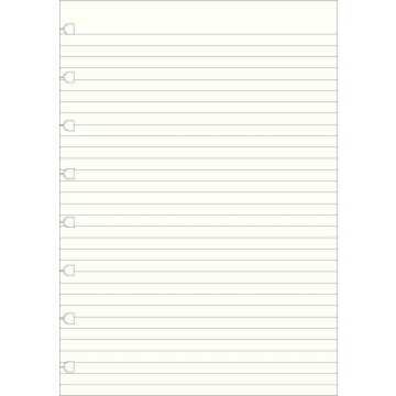Filofax náhradní listy do zápisníků A4 - linkované
