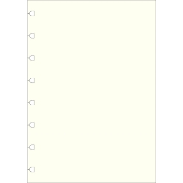 Filofax náhradní listy do zápisníků A4 - čisté