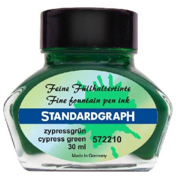 Standardgraph Cypress Green lahvičkový inkoust 30 ml