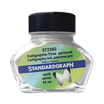 Standardgraph Pearl White kaligrafický inkoust 30 ml