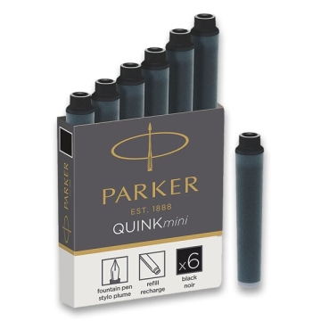Parker krátké inkoustové bombičky 6 ks
