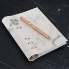 Filofax Clipbook Rose Gold gumovací kuličkové pero