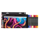 Marabu Graphix Aqua Pen Octopy fixy 24 ks