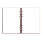 Filofax Clipbook A5 Architexture Terracotta