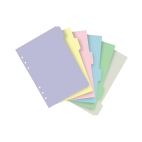 Filofax pastelové rozřazovače - A5