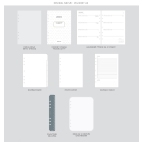 Filofax Moonlight A5 bílý diář
