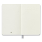 Zápisník Moleskine L čistý modrý měkké desky
