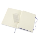 Zápisník Moleskine XL čistý nebesky modrý měkké desky