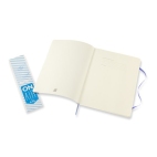 Zápisník Moleskine XL čistý nebesky modrý měkké desky