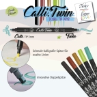 Online Calli.Twin Fresh kaligrafické fixy 5 ks