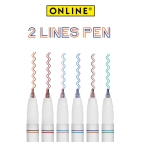 Online 2 Lines Pen 6 ks