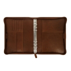 Filofax Lockwood Zip A5 hnědý diář