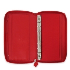 Filofax Saffiano ZIP Compact červený diář