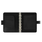 Filofax Saffiano Kapesní černý diář