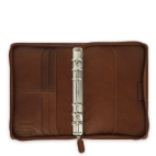 Filofax Lockwood Zip osobní hnědý diář