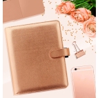 Filofax Saffiano Rose Gold A5 diář