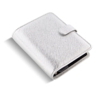 Filofax Saffiano Metallic Silver Kapesní diář