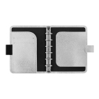 Filofax Saffiano Metallic Silver Kapesní diář
