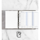 Filofax horizontální kalendář 2026 plánovací AJ - A5