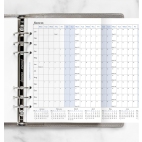 Filofax horizontální kalendář 2026 plánovací AJ - A5