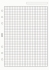 Filofax A5 čtverečkovaný papír, 25 listů