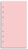 Filofax linkovaný papír růžový 30 listů - Osobní