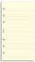 Filofax linkovaný papír krémový 30 listů - Osobní