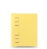 Filofax Clipbook A6 Pastels Lemon