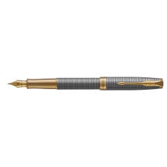 Parker Royal Sonnet Silver Chiselled GT plnicí pero
