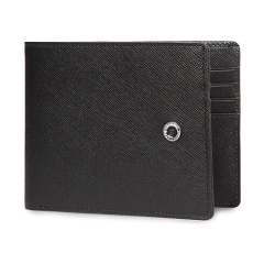 GvFC Saffiano Black kožené pouzdro na kreditní karty