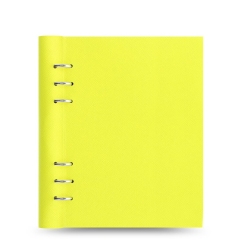 Filofax Clipbook Saffiano Fluoro Yellow A5